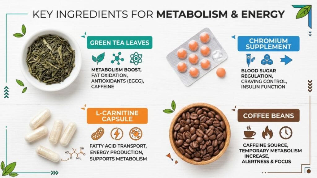 Java Burn Review: Can This Coffee Hack Really Boost Your Metabolism After 40? 3 Java Burn key ingredients chlorogenic acid green tea L-carnitine chromium