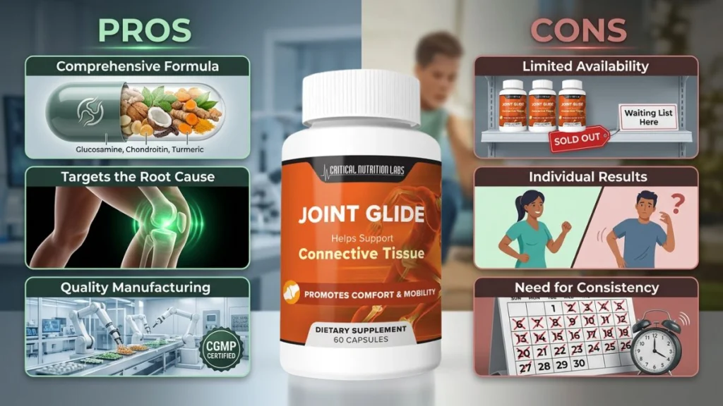 Pros and Cons of the Joint Glide Supplement