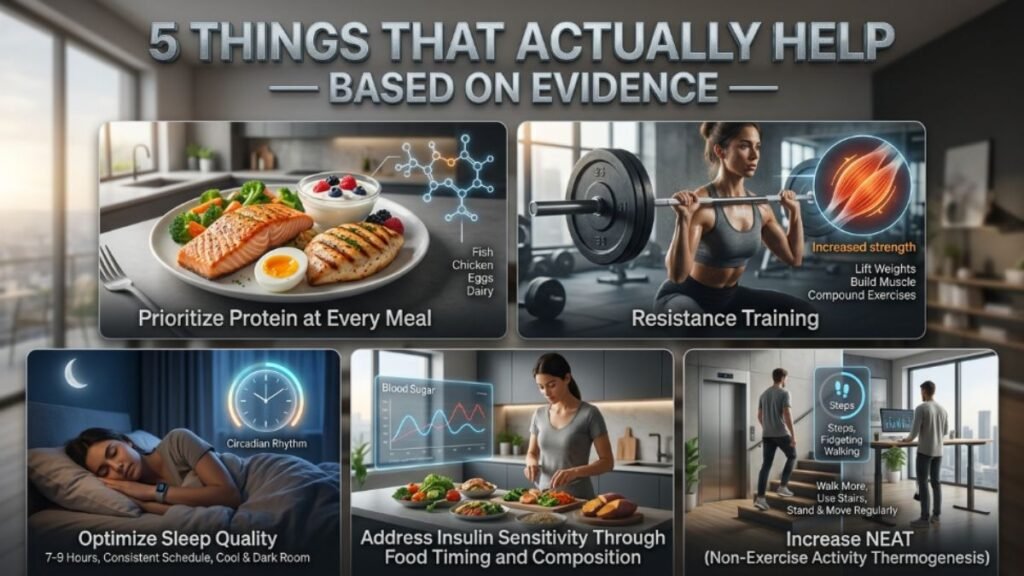 Why Your Metabolism Slows Down After 50 — And 5 Things That Actually Help 4 5 Things That Actually Help Based on Evidence