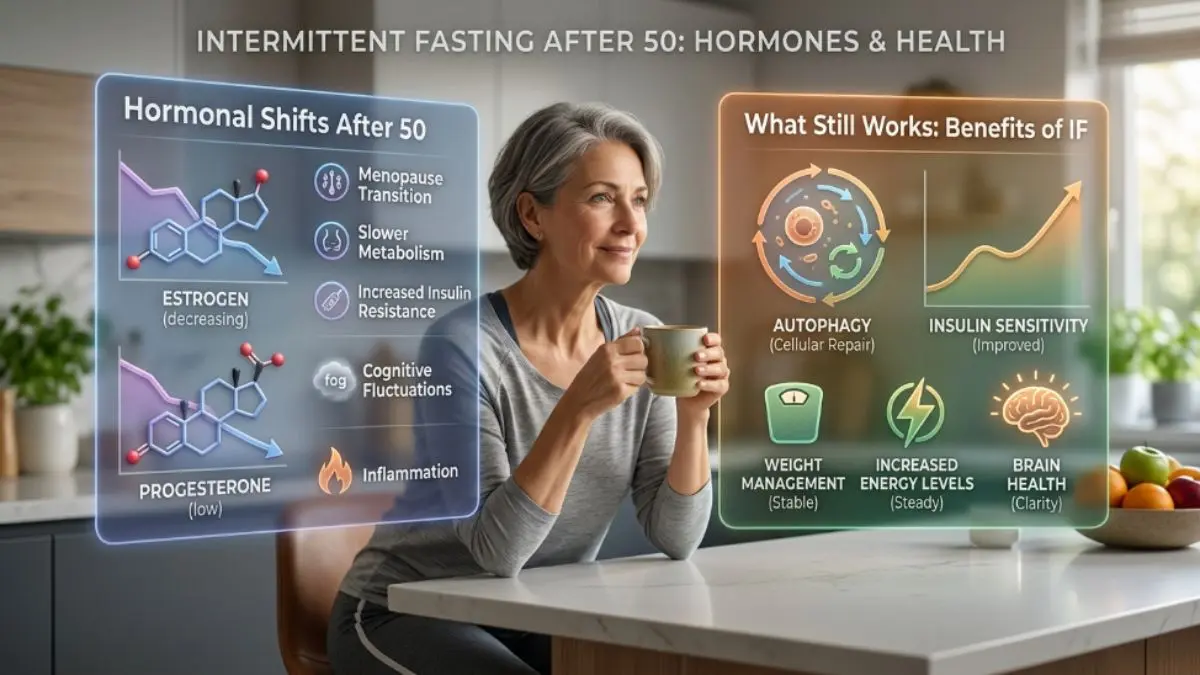Intermittent Fasting After 50 Women Hormones: What Changes and What Still Works 1 Intermittent Fasting After 50 Women Hormones: What Changes and What Still Works