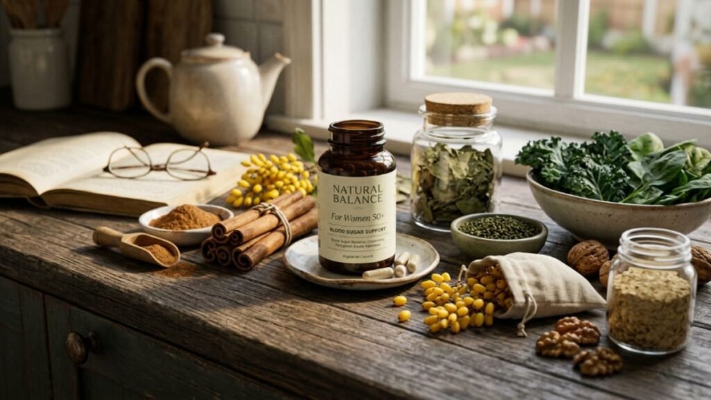 natural blood sugar supplement ingredients for women over 50